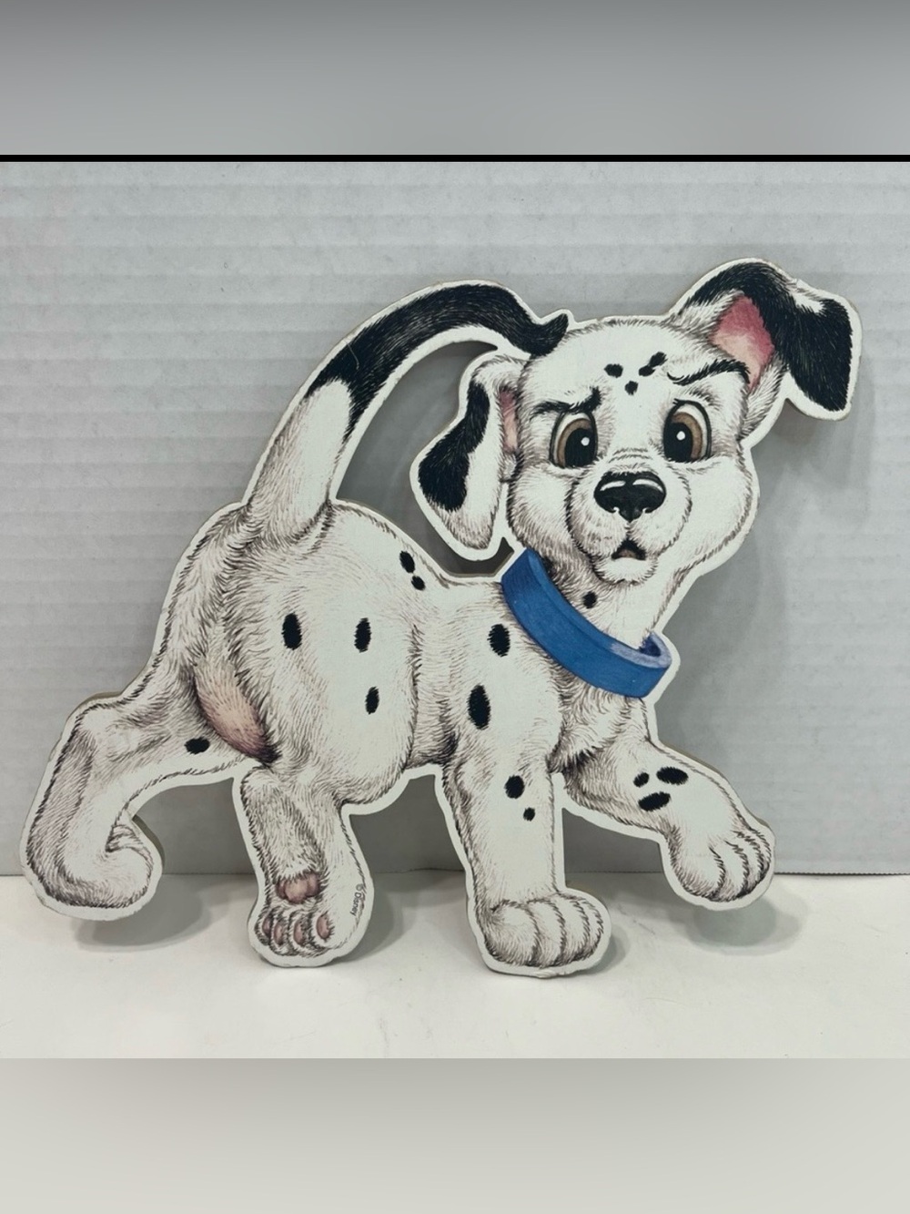 Vintage Disney 101 Dalmatians Thick Cardboard Cut-out Wall Decor Nursery